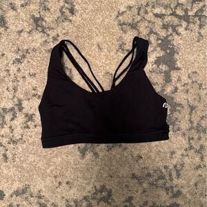 Popular Basics Black Sports Bra